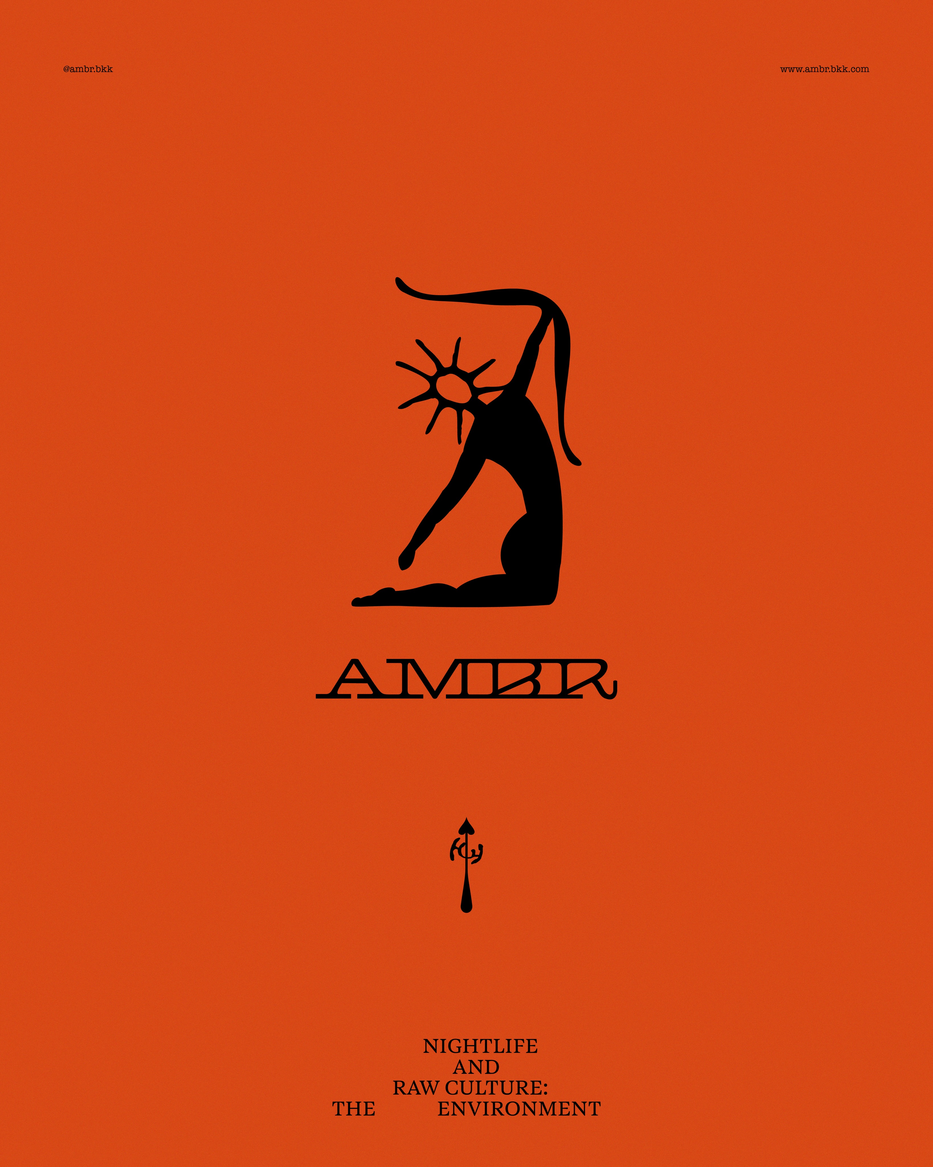 "Branding Design for @ambr.bkk Located on the 4th floor of Market Place Thonglo…