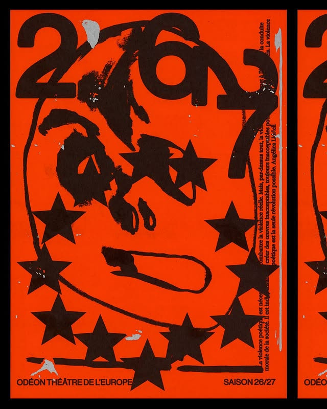 "26/27 season @theatreodeon @juliengosselin_ from @choquelegoff⁠ ⁠ Offset print…