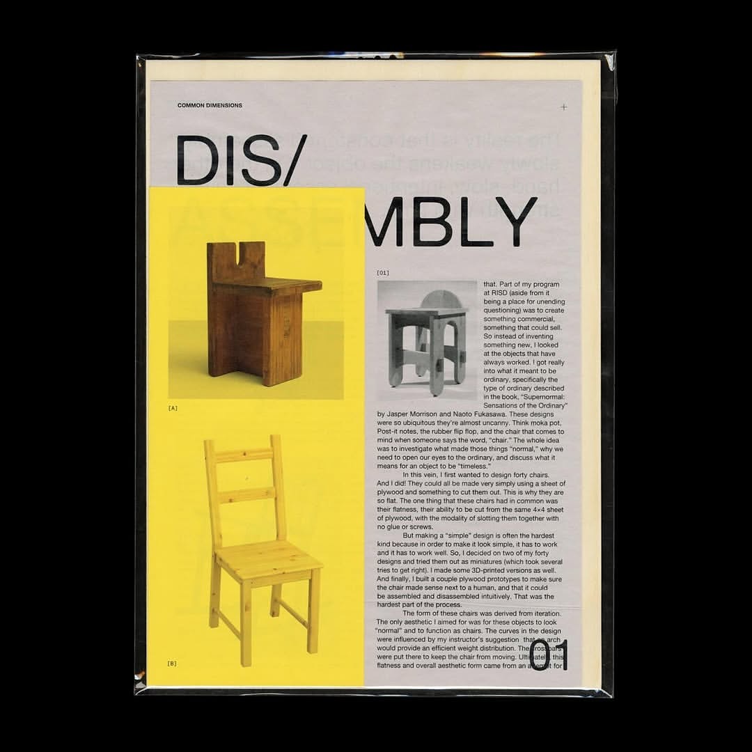 Issue No. 1 of Common Dimensions
