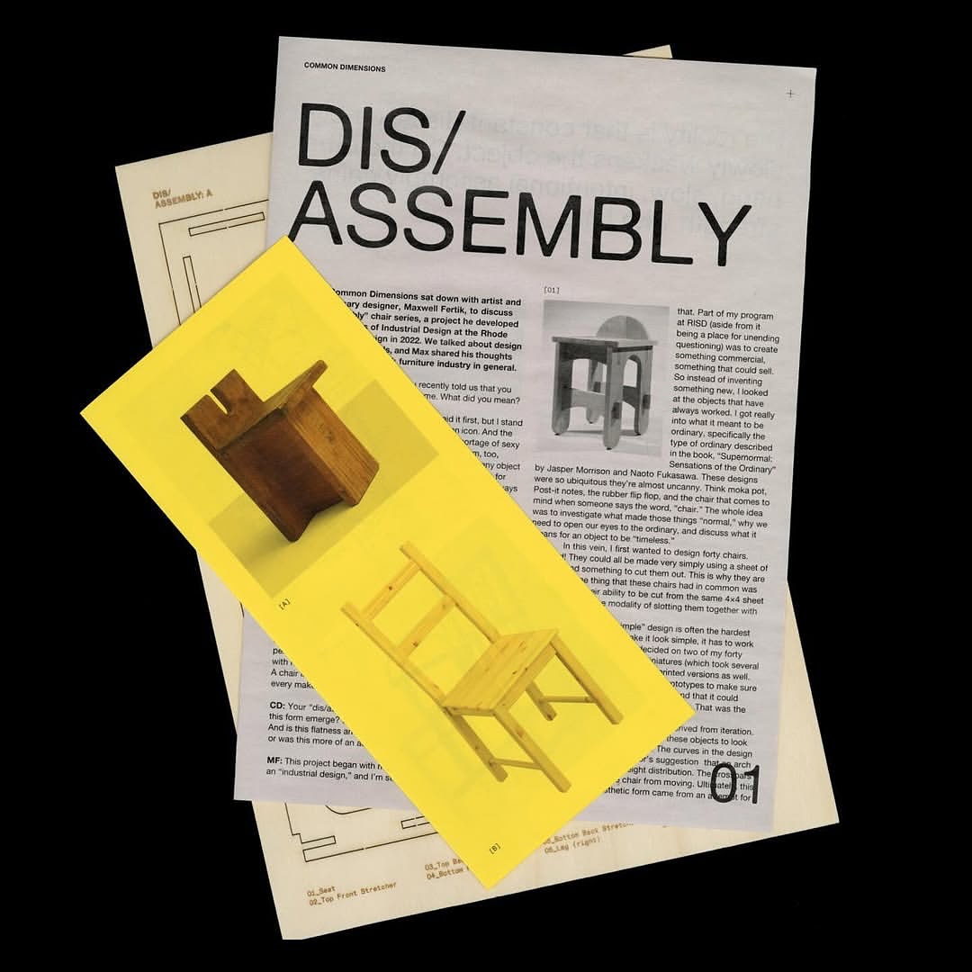 Issue No. 1 of Common Dimensions