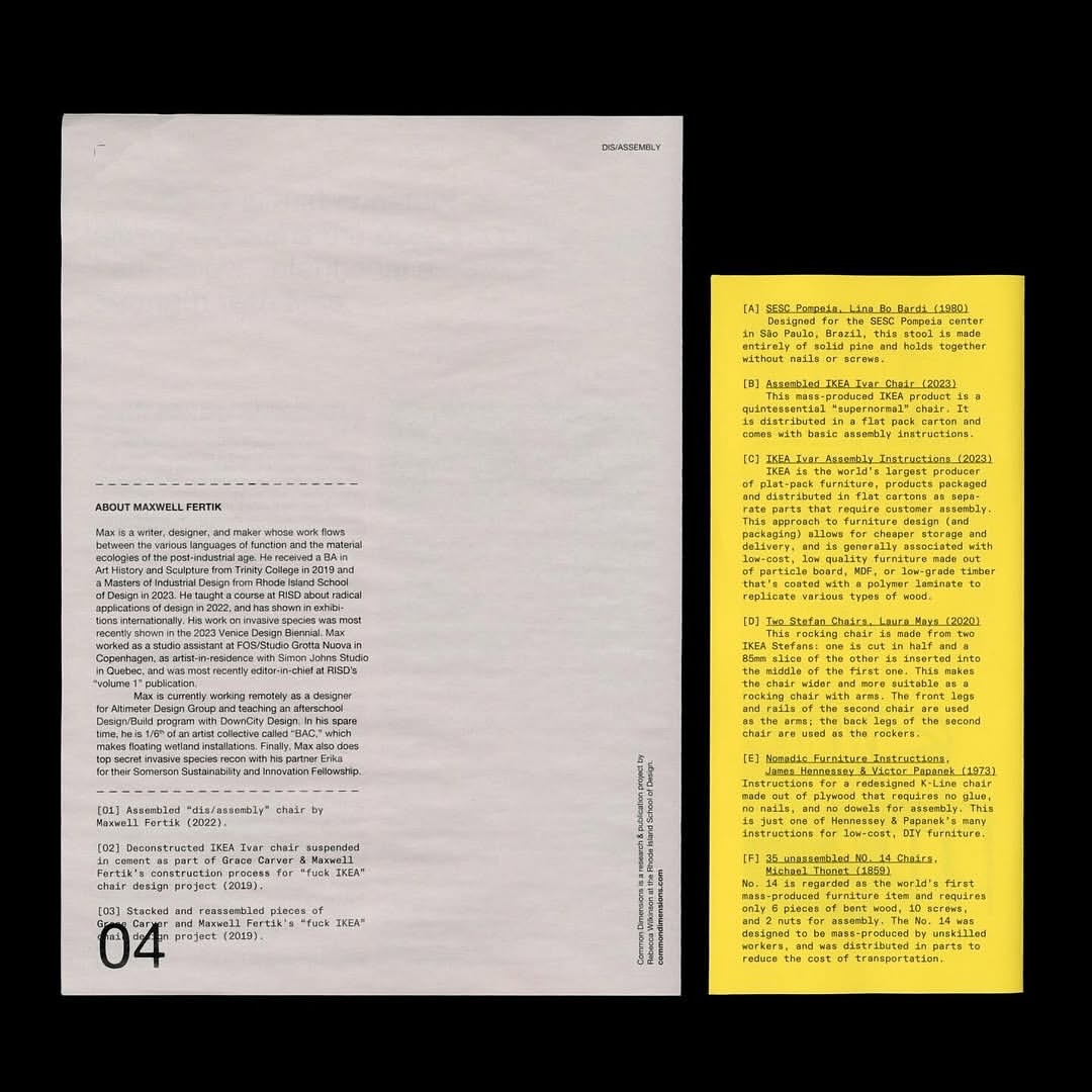 Issue No. 1 of Common Dimensions