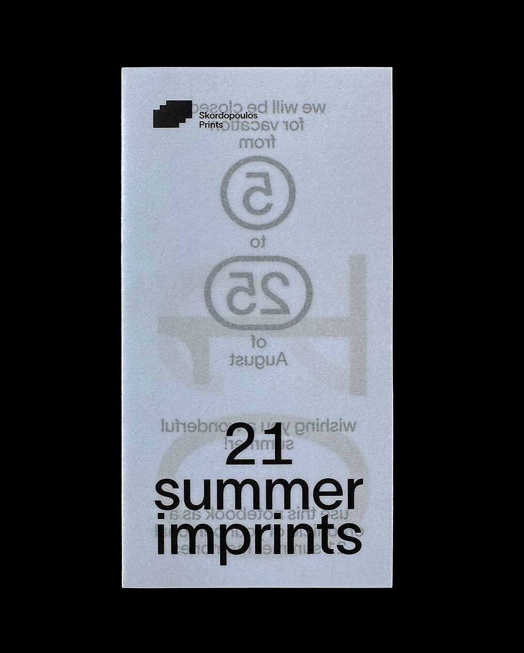 21 Summer Imprints