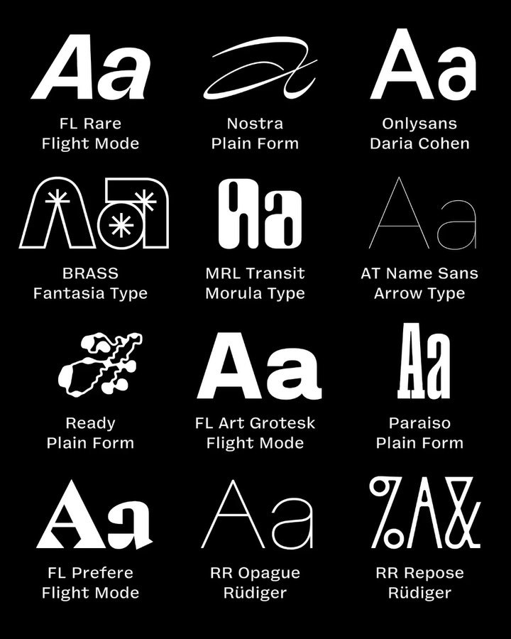 Fresh drop alert: Contemporary Type just launched — a sharp new font shop curat…
