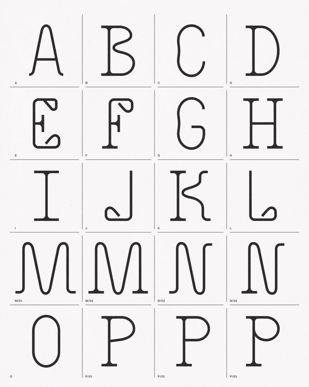 Type for Bodega César Velasco