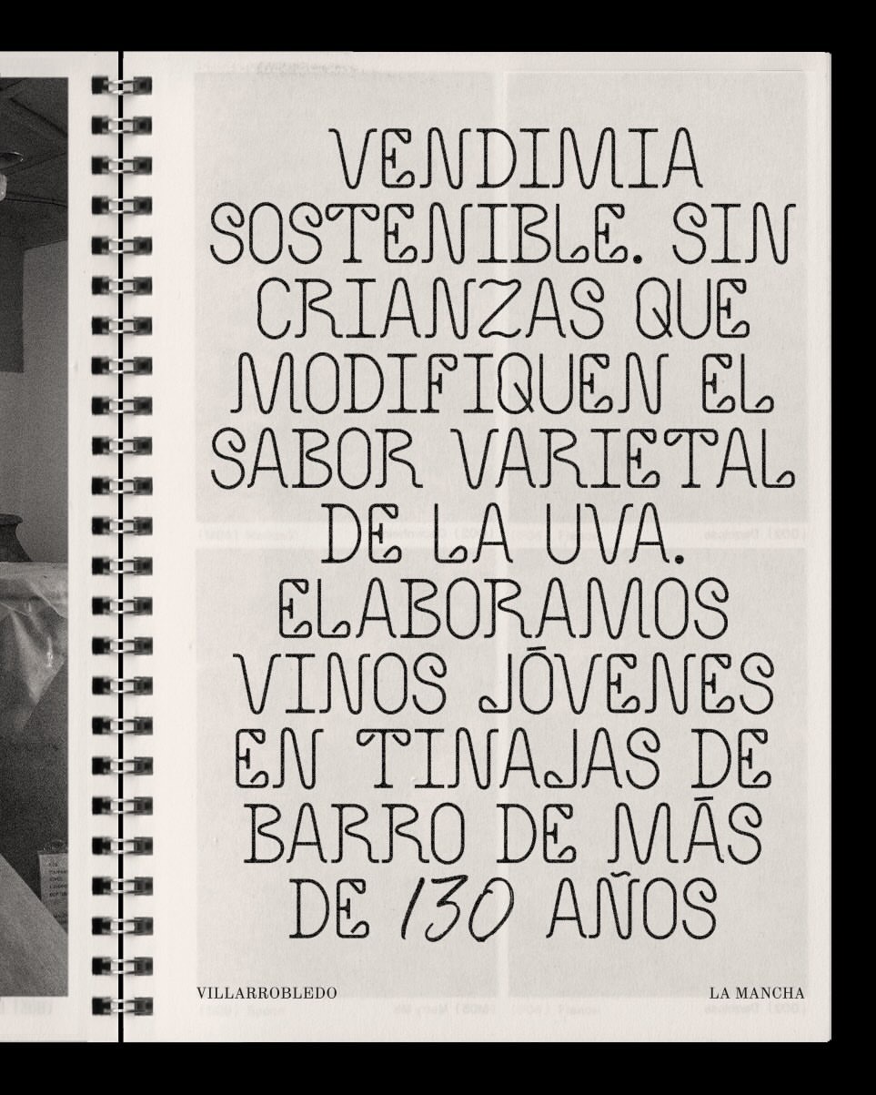 Type for Bodega César Velasco