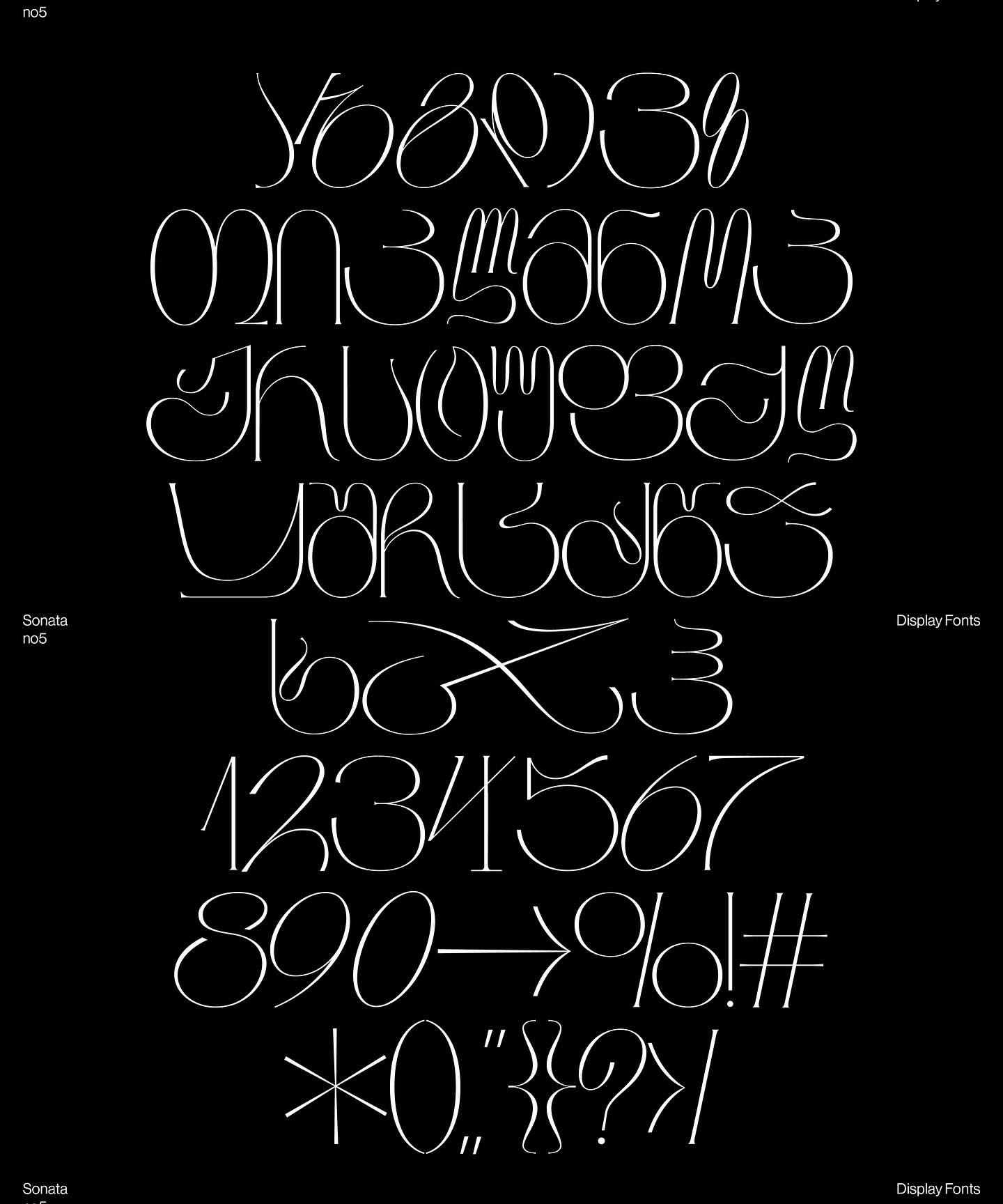 Georgian Display Fonts