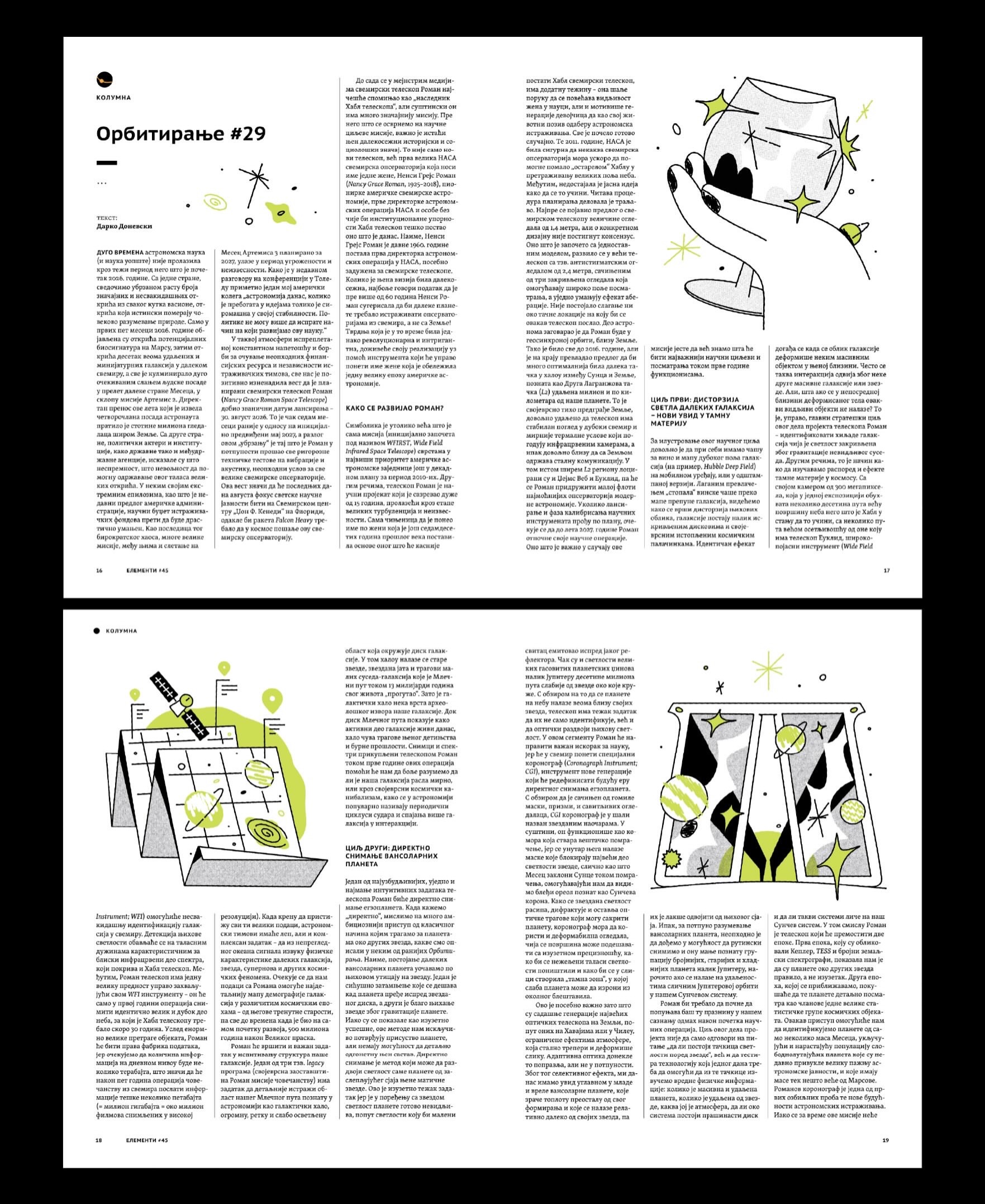 Elementi Magazine Illustrations
