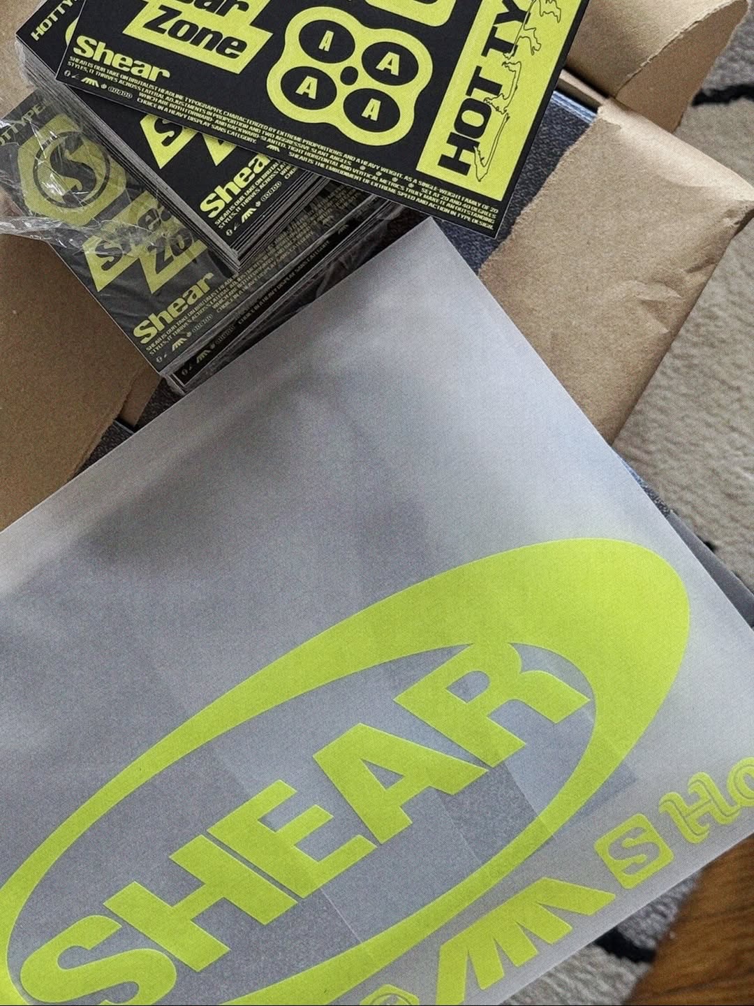 Campaign art direction and design system for @hottypeco