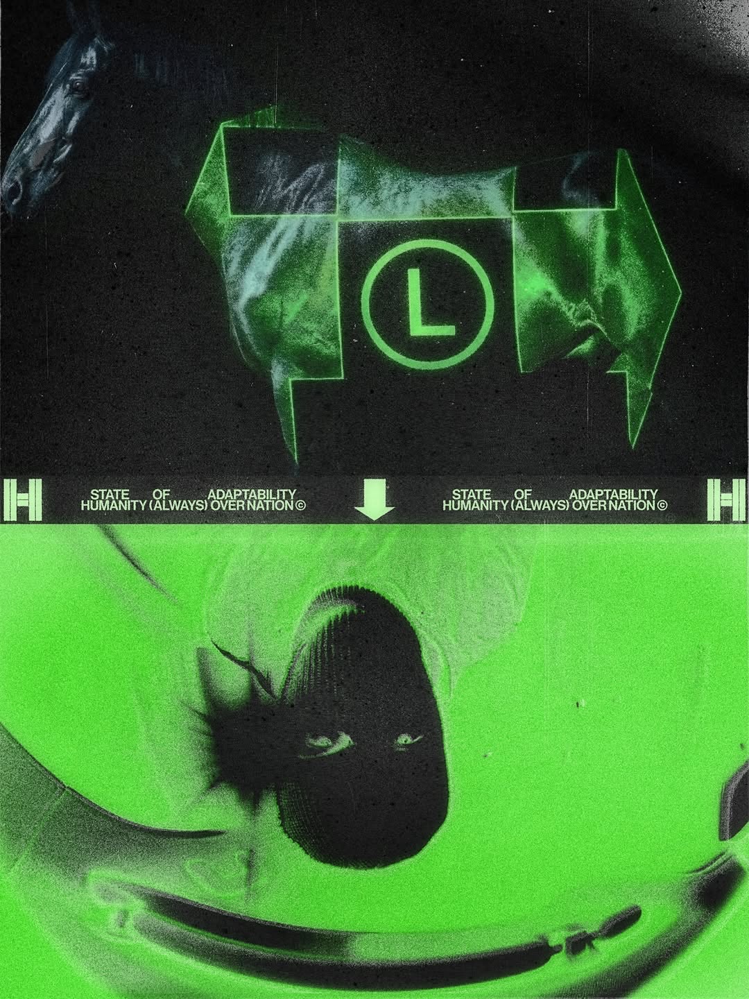 Borders are temporary. A series of posters