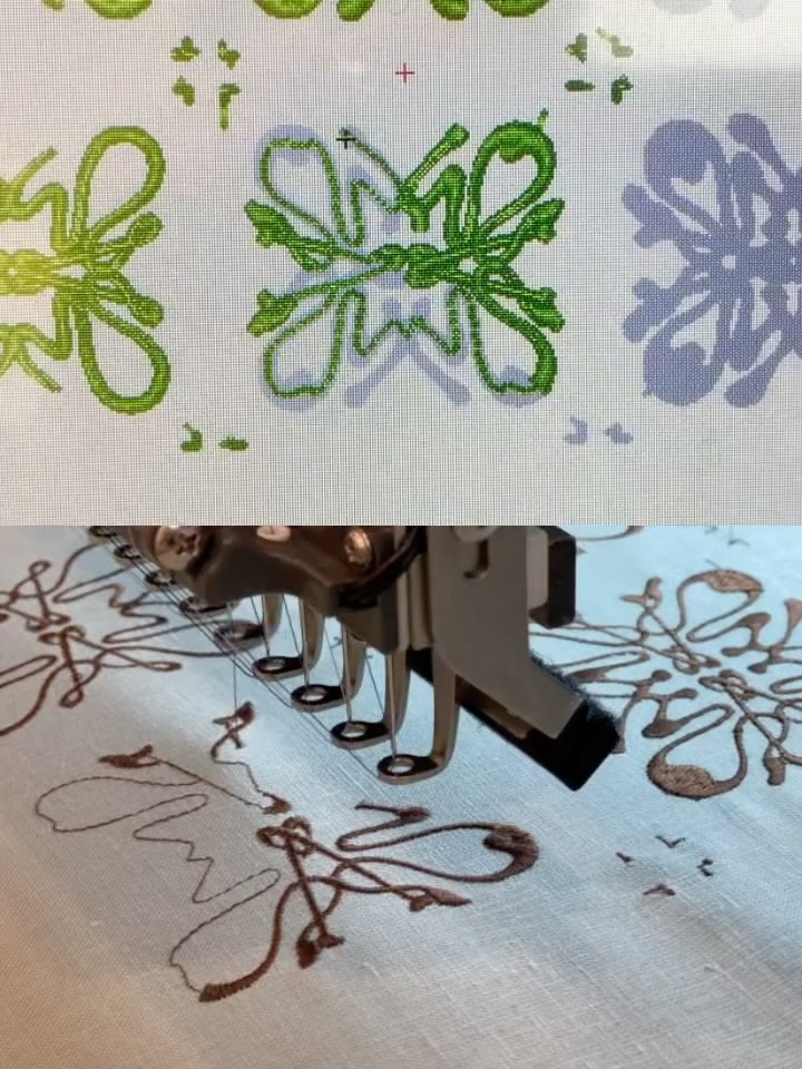 Another embroidery animation test