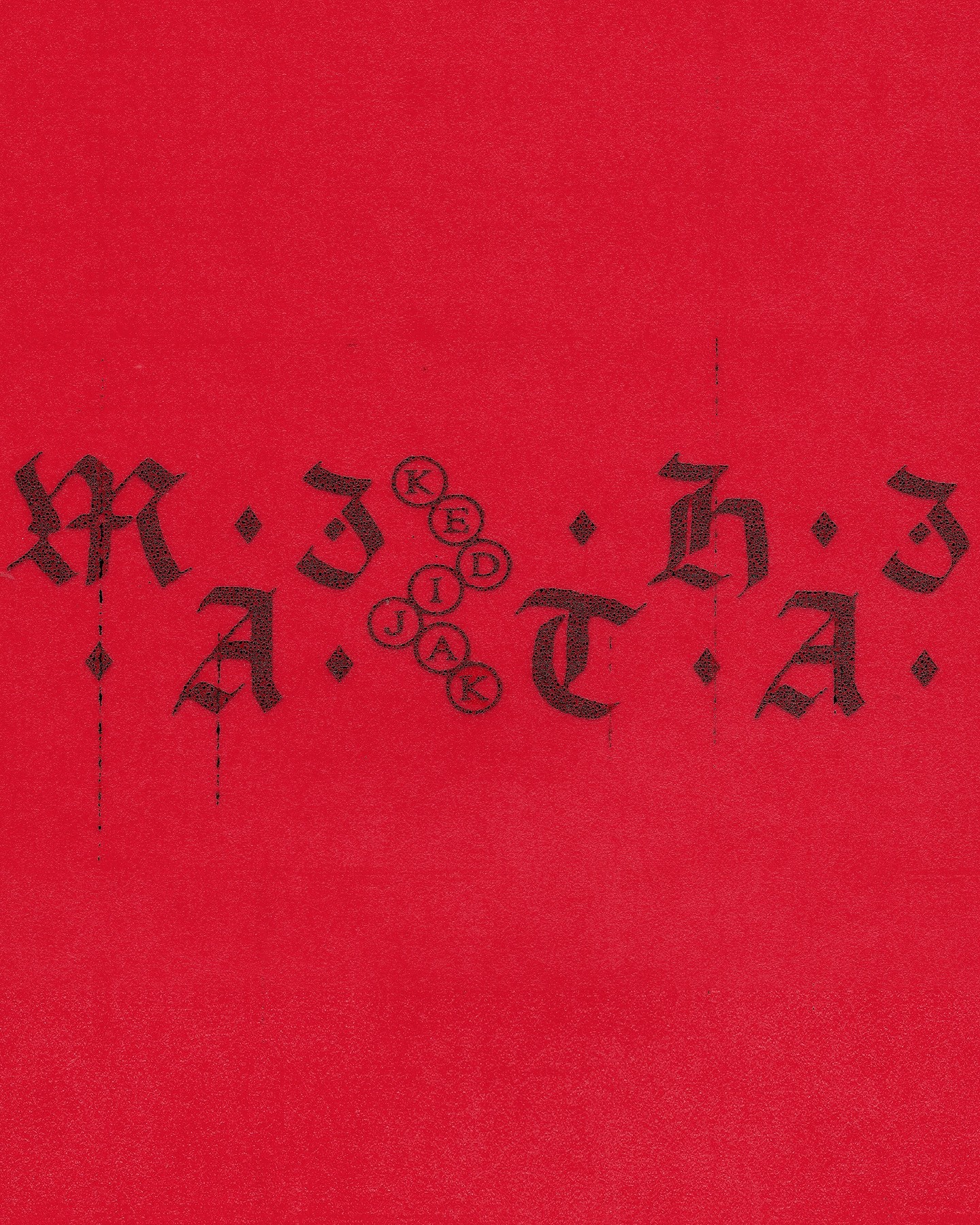Îles du Nord' (IDN) typography