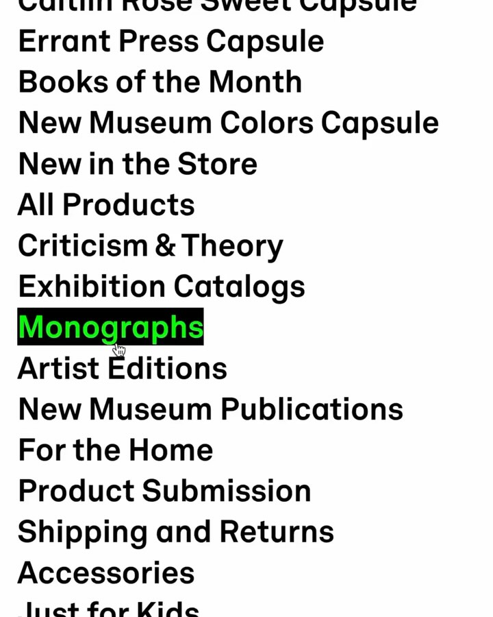 New Museum Store