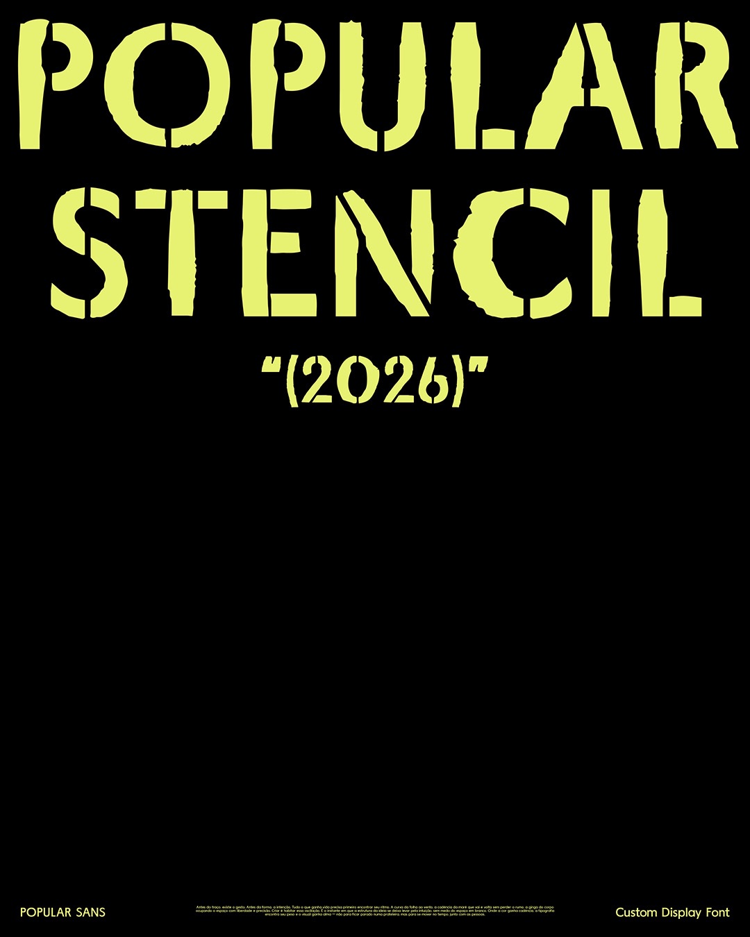 Popular Stencil