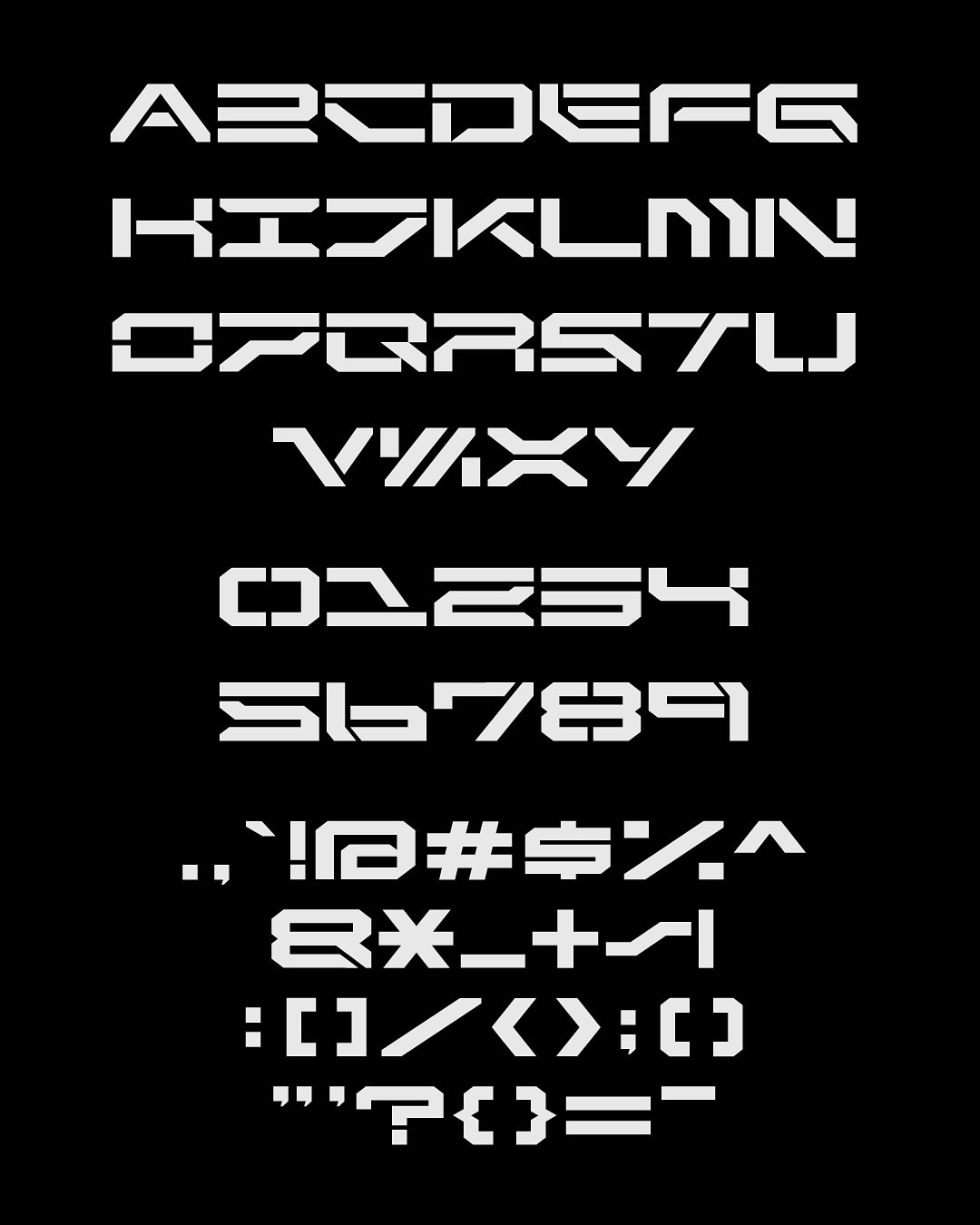 Omnex Typeface