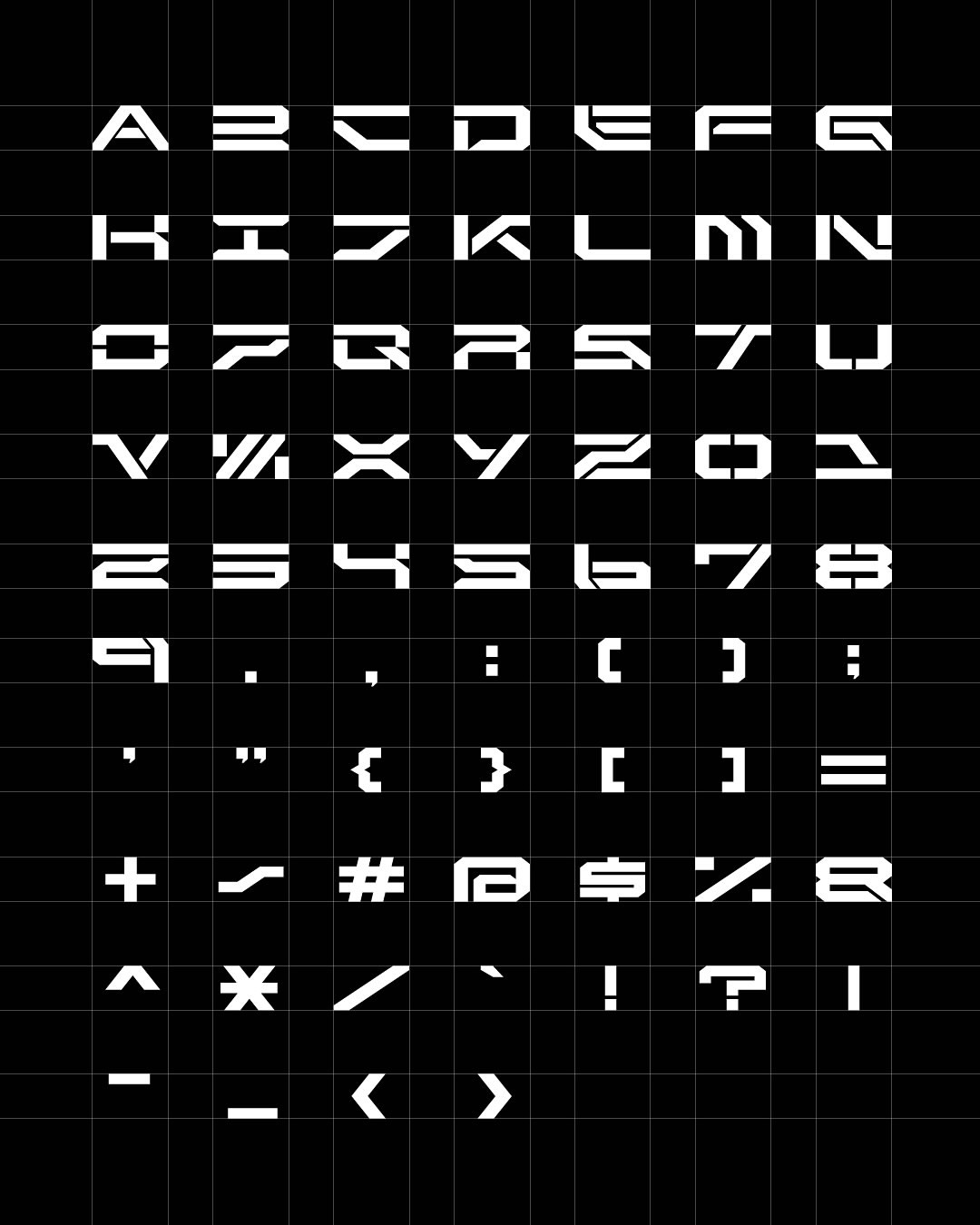 Omnex Typeface